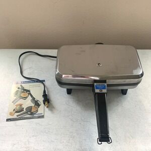Vintage 1983 Vitantonio Pizzelle Chef Model 300‎ Cookie Baker Maker Tested Works